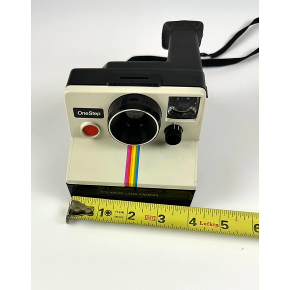 Vintage Polaroid One Step SX-70 Camera And Film White Rainbow Stripe - Picture 13 of 13